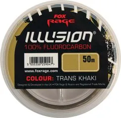 Fox Rage Illusion Fluorocarbon 0.28mm 4.55kg 50m Trans Khaki