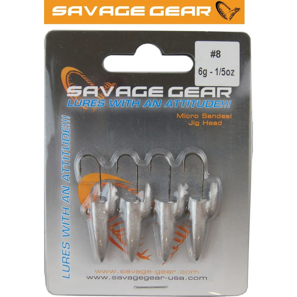 Savage Gear LRF Jigköpfe Micro Sandaal 6g 4er
