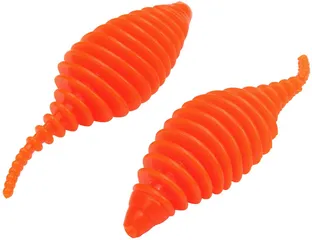 FTM Omura Baits Pongo Gummiköder 6.5cm Neonorange Krill