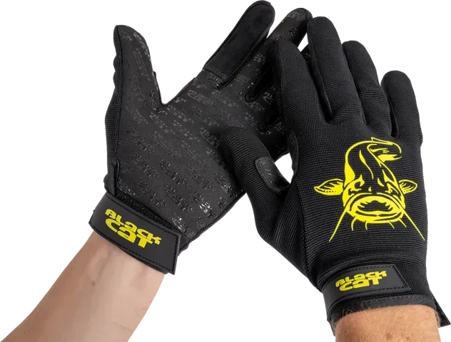 Black Cat Cat Gripper Gloves XL