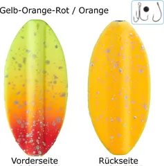 Balzer Pro Staff Series Spoon Inliner 1.9g Gelb-Orange-Rot/Orange