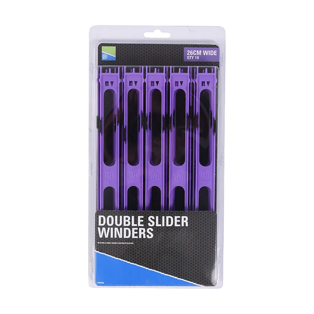 Preston Double Slider Winders Rig-Zubehör 26cm Wide Violett