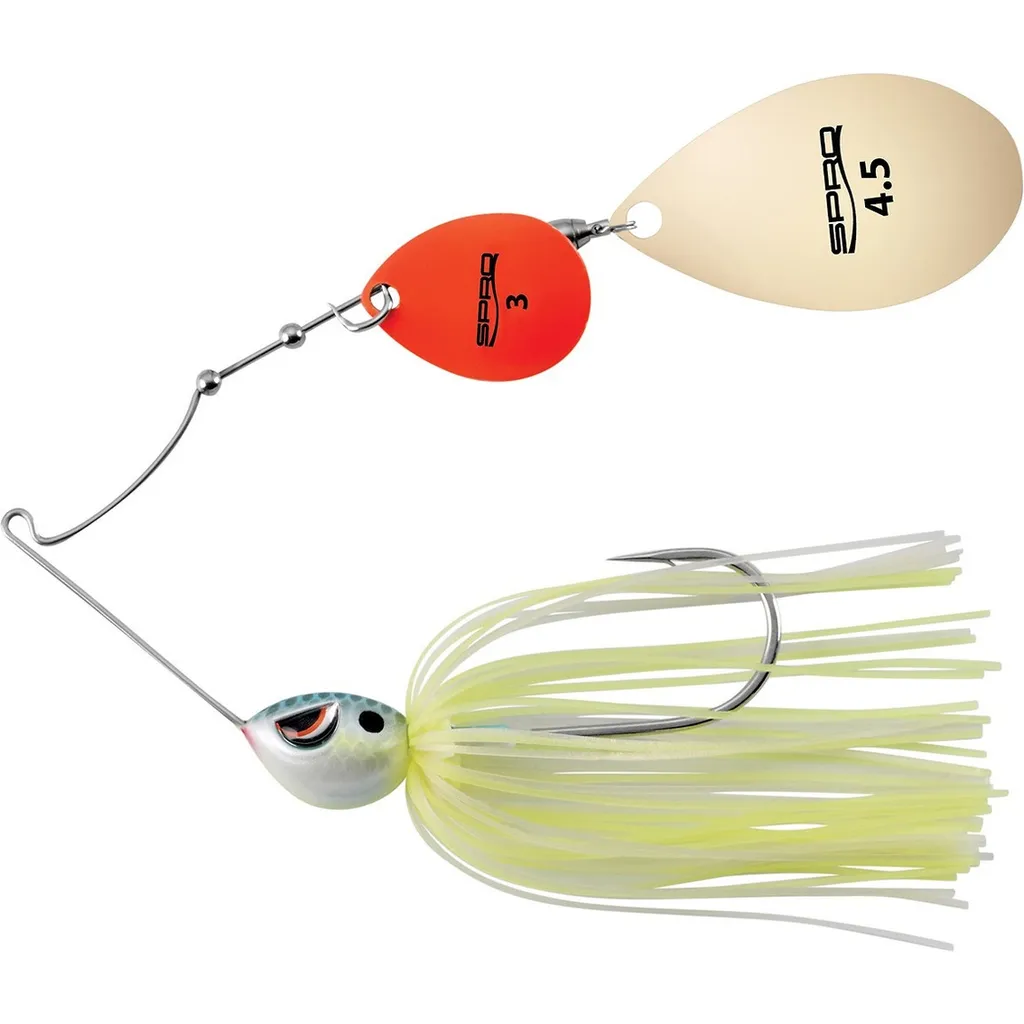Spro Thumper Spinnerbait 10g Chartreuse/ White/ Red