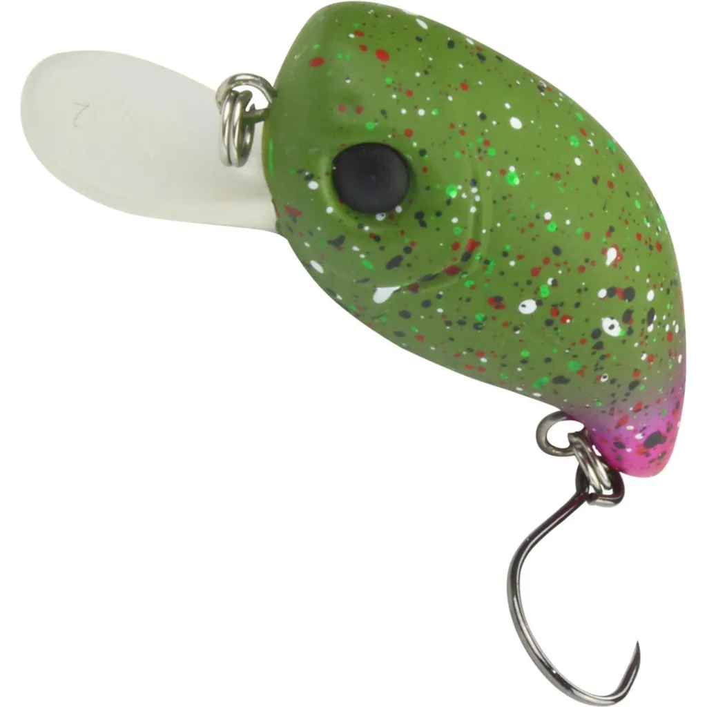 FTM Masu Pit Bull Crankbait 3cm 2.4g Grün/Pink Gesprenkelt