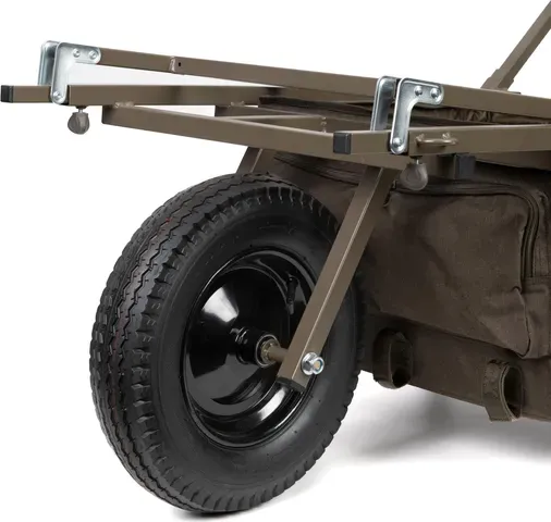 Fox Voyager Barrow 90–113cm 14.76kg Steel Pneumatic