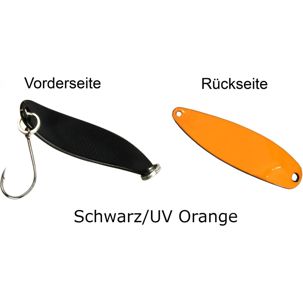 FTM Spoon Hammer 3.3cm 2.4g Schwarz/UV Orange