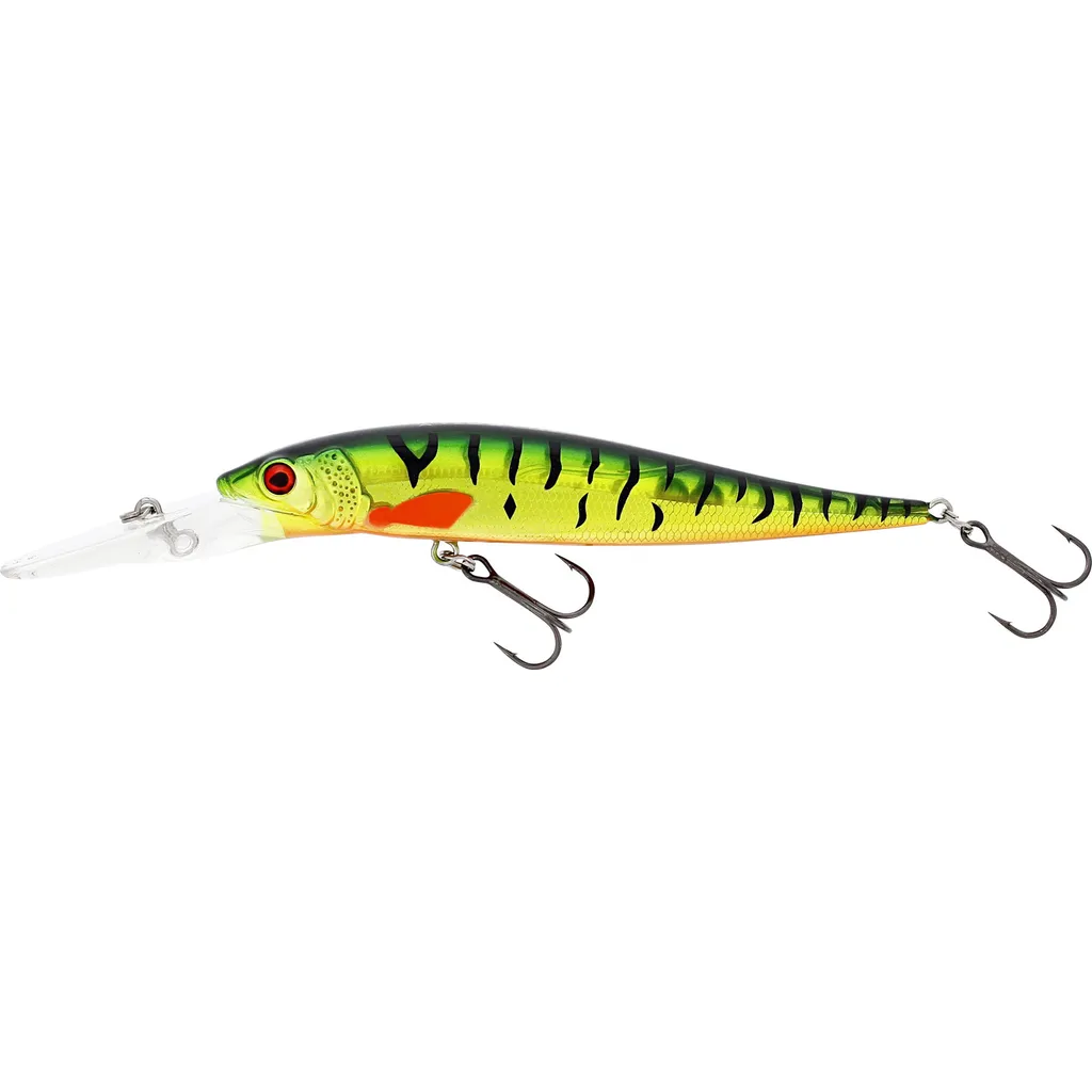 Westin Jerkbite MR Wobbler 9cm 9g Suspending Firetiger Flash