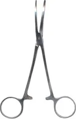 FTM Forceps 20cm Stainless Steel Curved Locking