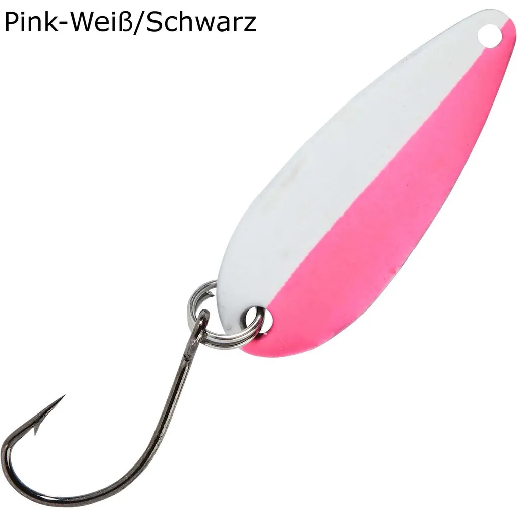 Balzer Spoon Swindler Blinker Pink Weiß Schwarz 2,3g