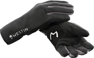 Westin Full Fleece Gloves L Carbon Black