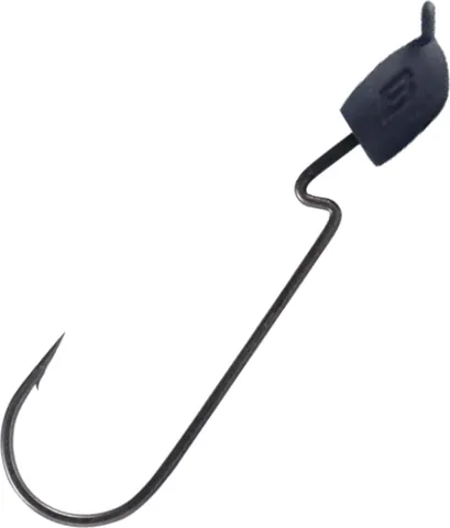 BKK Silent Chaser Glide 'N Shake Jigkopf 5.32g 2/0 Black Offset