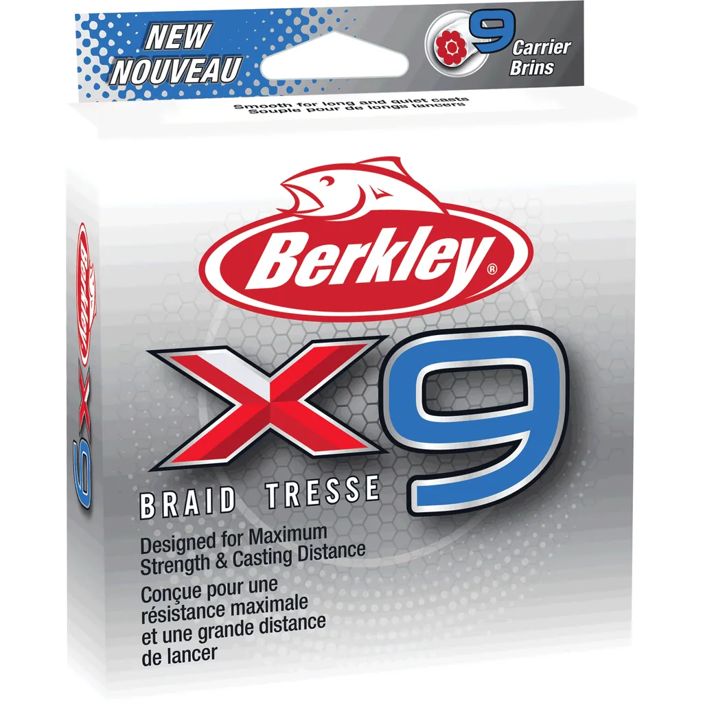 Berkley x9 Braid X9BFS4-22 0.06mm 150m Low-Vis Green
