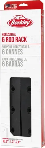 Berkley Horizontal Rod Rack 6 Polypropylene
