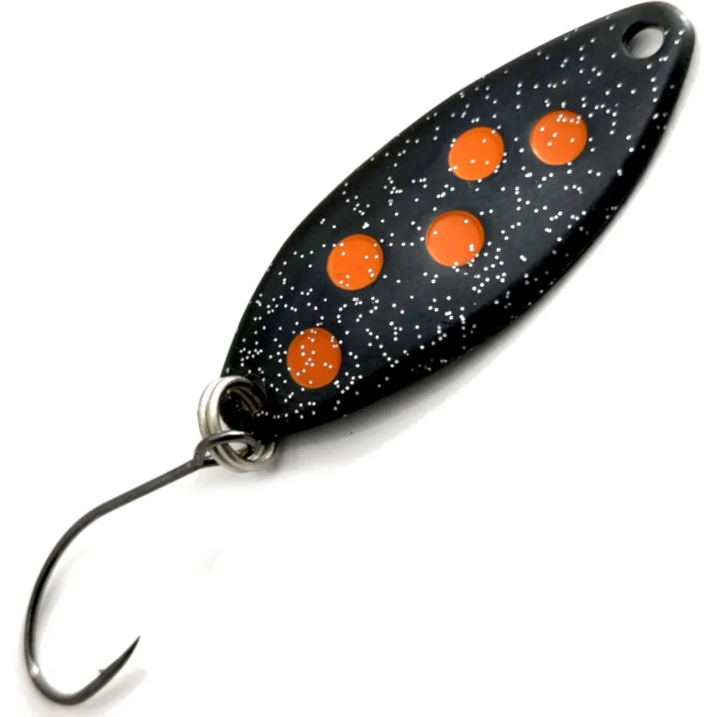 Troutwerk Spoon Blinker 70291 3.3cm 2.5g Schwarz Orange