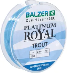 Balzer Platinum Royal Trout Schnur Monofilament Line 0.25mm 7.0kg Blau