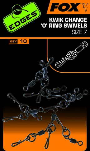 Fox Edges Kwick Change O Ring Swivels 7 10pcs