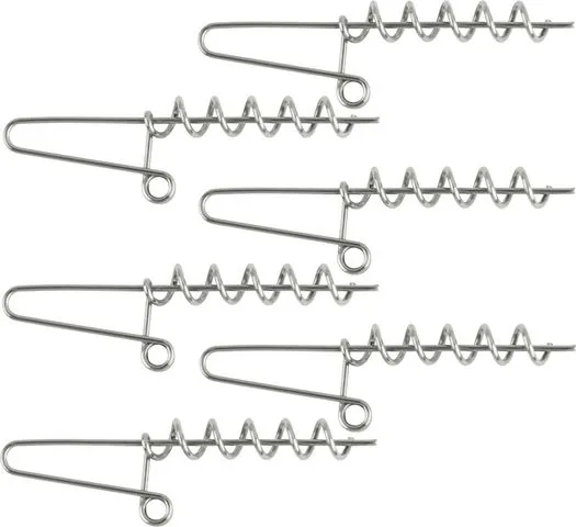 Spro Softbait Spiral Shallow Screws 6pcs 5.4cm Stainless Steel