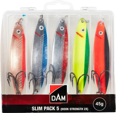 DAM Slim Pack Box 45g 8.5cm 45g 5pc Spoon