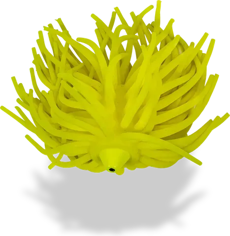 Black Cat Real Worm Teaser #2/0 #5/0 80g 2 yellow