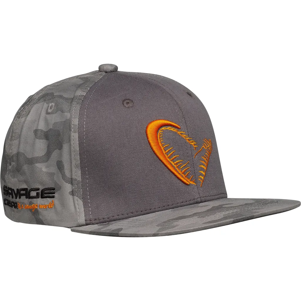 Savage Gear Flex Fit Cap Camo/Grau One Size