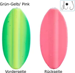 Balzer Pro Staff Series Spoon Inliner 1.9g Grün-Gelb/Pink