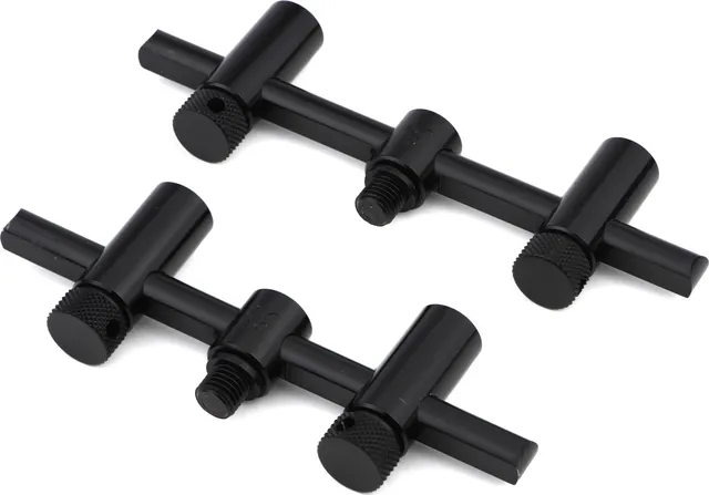 Fox Black Label Slim Adjustable 2 Rod Buzz Bar 11–12.5cm