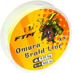 FTM Omura Braid Geflochtene Schnur 8x 100m Yellow