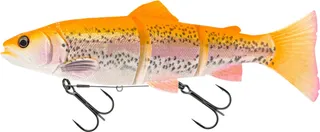 Savage Gear 3D Line Thru Trout Gummifische 15cm 35g Slow Sinking Golden Albino