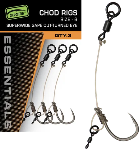 Fox Edges SWGO Chod Rigs 5 13.6kg 3pcs