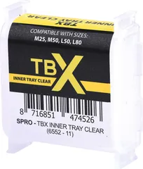 Spro TBX Inner Tray Tacklebox 4.5x5.5x1.7cm Clear