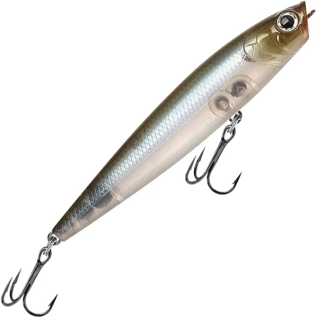 Lucky Craft Gunfish Oberflächenköder 95NF 9.5cm 12g Ghost Minnow