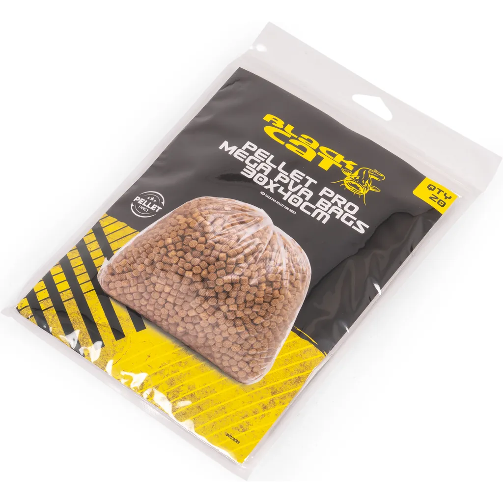 Black Cat Pellet Pro Mega Pva Bags 30x40cm