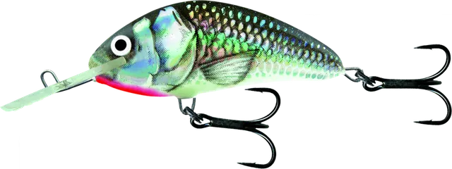Salmo Hornet Floating 9cm Holographic Grey Shiner
