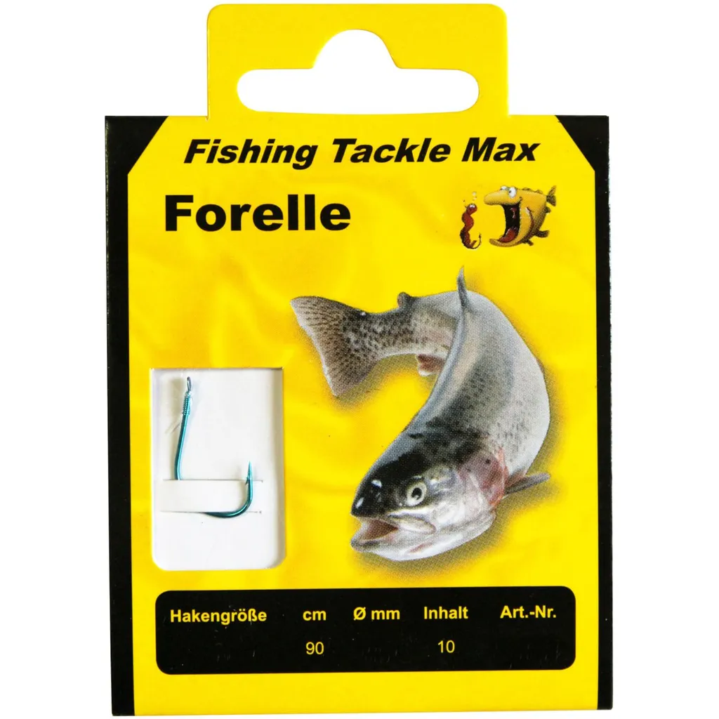 FTM Haken gebunden Forelle Fertigmontage #2 90cm 0.2mm
