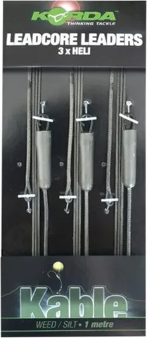 Korda Leadcore Leader Heli 1m 3-pc Weed