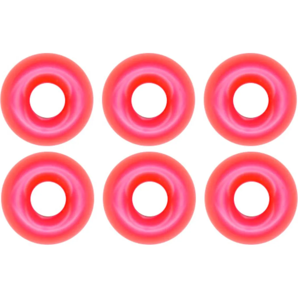 FTM Tungsten Perle Omura rundes Loch Senkgewicht 3.8mm Fluo Pink