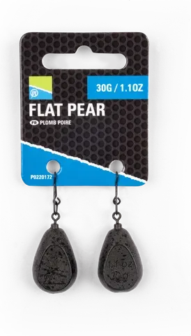 Preston Flat Pear Sinker 30g