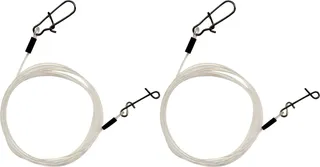 Seika Pro Fluorocarbon Vorfach mit No Knot Verbinder 60cm 20kg 0.5mm