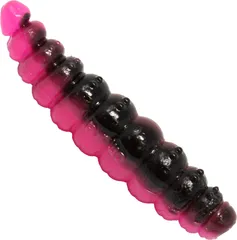 FTM Omura Baits Larvy Käse Gummiköder 4.5cm Schwarz / Dunkelpink