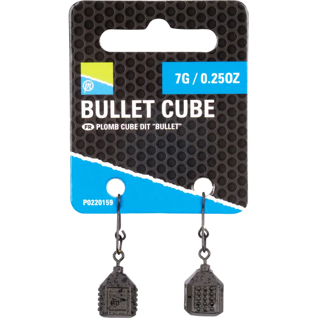 Preston Bullet Cube Gewichte & Bleie 7g