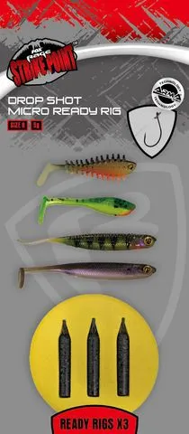 Fox Rage Drop Shot Micro Ready Rig Size 8