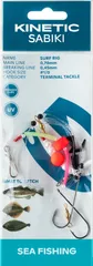 Kinetic Sabiki Surf #1/0 120cm ROT/PERLE