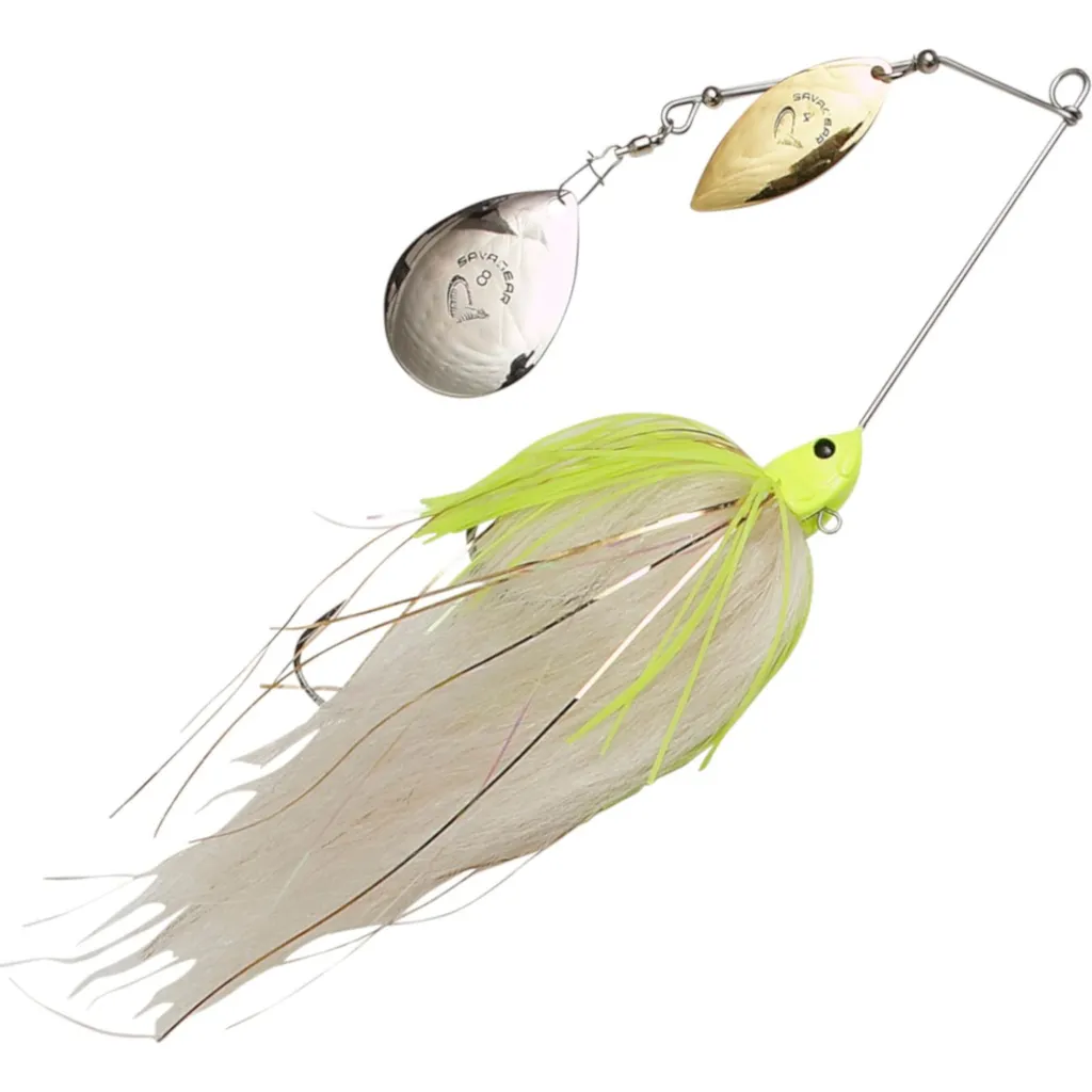 Savage Gear Da Mega Bush Spinnerbait 55g White Chartruese