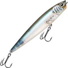 Lucky Craft Gunfish 95NF Topwater 9.5cm 12g Silver Cheek Ghost Minnow
