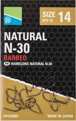 Preston Natural N-30 Haken #18