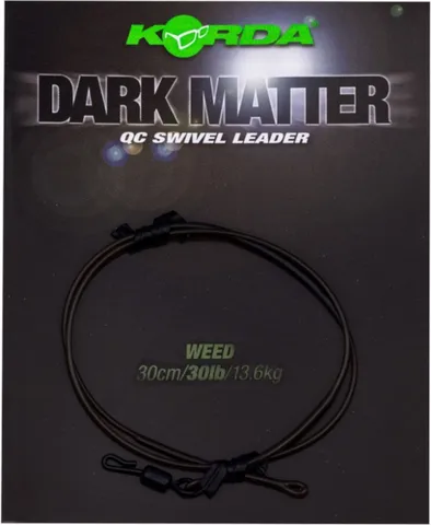 Korda Dark Matter Leader 13,6kg 30cm Weed