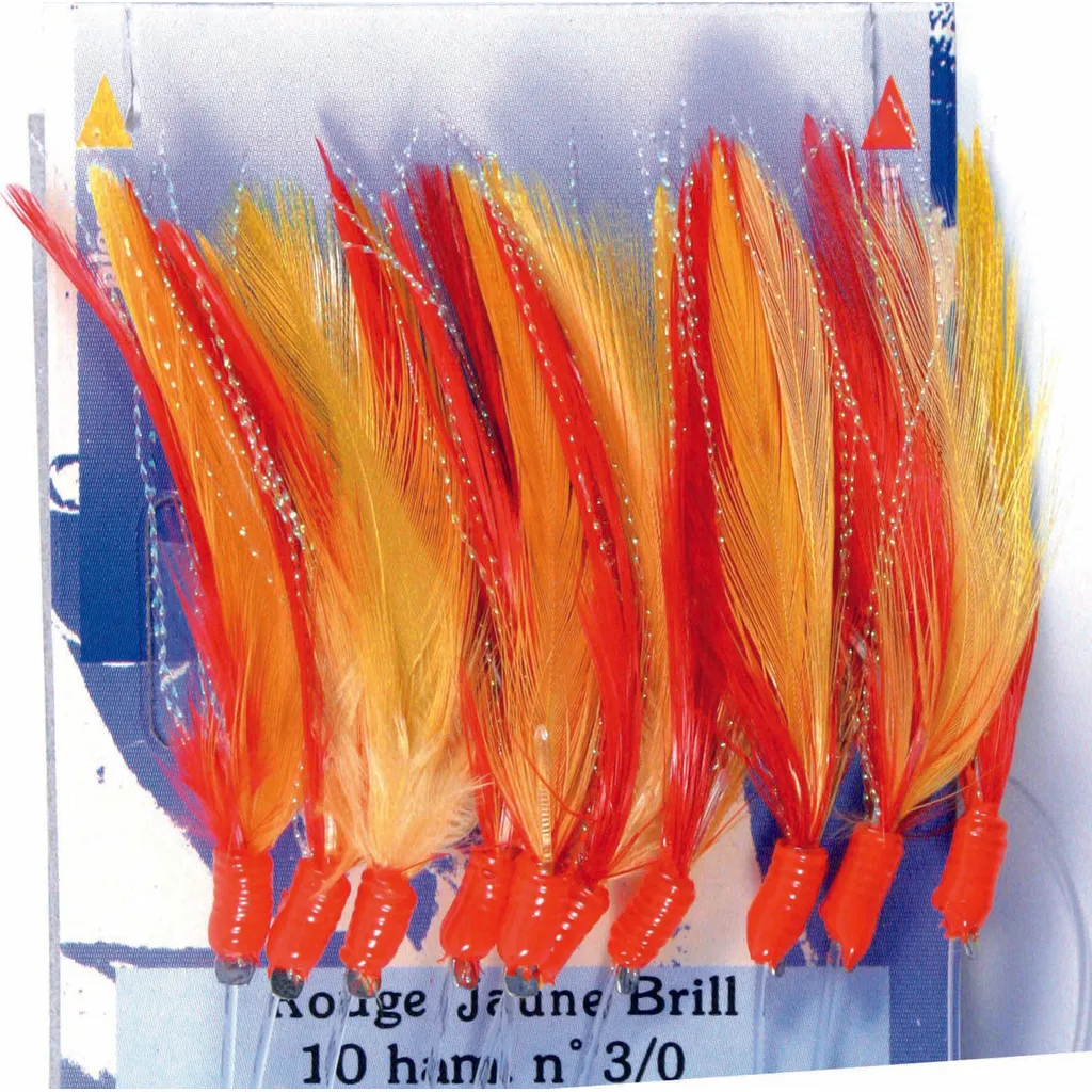 Ragot Mitraillette Special Pro Meeresvorfach #3/0 Rot Gelb Schimmernd