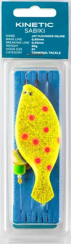 Kinetic Sabiki Jay Flounder Inline Fertigvorfach 60g 110cm #1