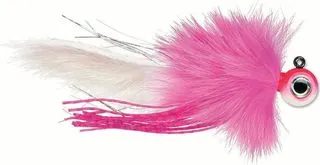 VMC Twitchin Jig 10.5g Glow Angel Face UV