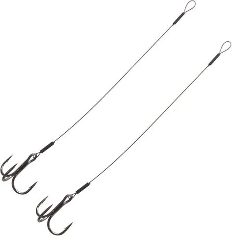 Predax Stinger 1x7 Schwarz Ummantelt 9kg #6 2pcs Drilling